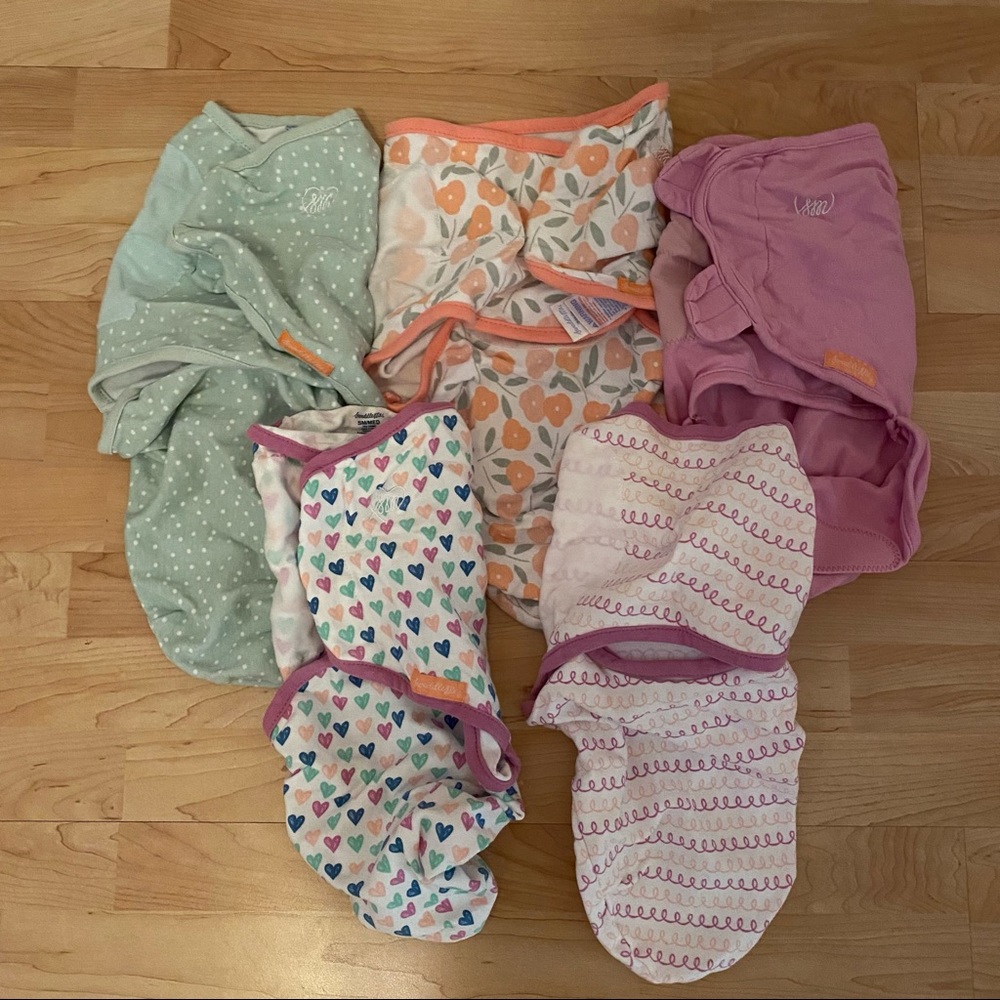 5 Swaddle Me baby swaddles Sm/md fits 0-3 mo, up to 14lbs